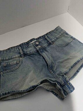 PacSun Micro Short Womens Size 27 Light Wash Denim Jean Shorts